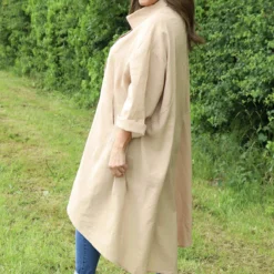 Marcella Linen Shirt Camel -Kitandkaboodal Store IMG 3785 95485ed4 1d73 4550 a3f2 d7e7968481d6