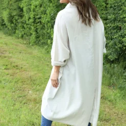 Marcella Linen Shirt Stone -Kitandkaboodal Store IMG 3802 fd513b85 fcec 4dc3 b258 61265dff6103