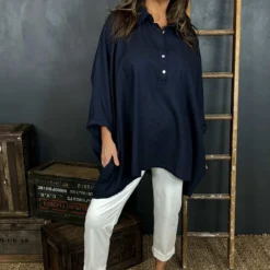 Par Linen Shirt Navy 8 Par Linen Shirt Navy -Kitandkaboodal Store IMG 3839 21382e66 e9f1 4081 a998 373edc3e04b2