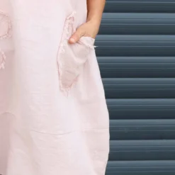 Grazia Flower Patch Linen Tunic Pink 8 Grazia Flower Patch Linen Tunic Pink -Kitandkaboodal Store IMG 3937 b485efee c195 4e50 b10a aad7bcddc69d