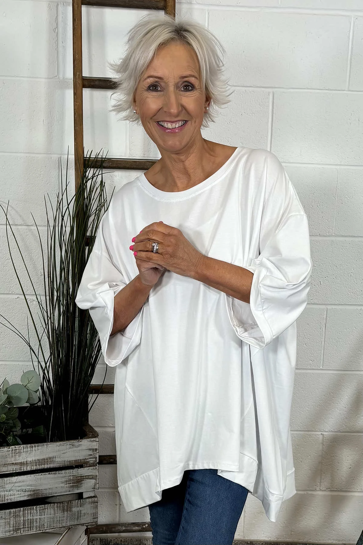 Bianca Cotton Top White 4 Bianca Cotton Top White - Image 2