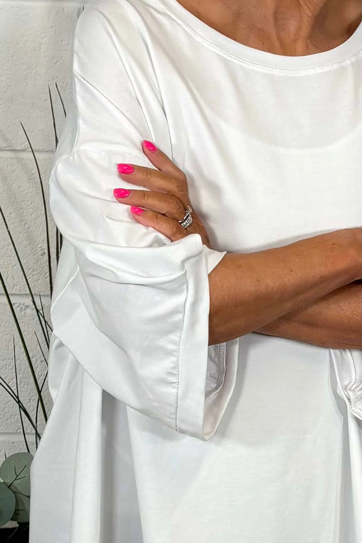 Bianca Cotton Top White 5 Bianca Cotton Top White - Image 3