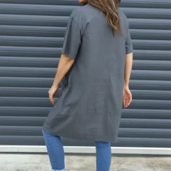 Grazia Flower Patch Linen Tunic Charcoal 9 Grazia Flower Patch Linen Tunic Charcoal -Kitandkaboodal Store IMG 3987 b5b7758e e655 4c18 932c 39f7a41bc18e