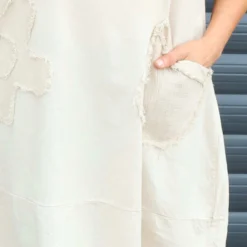 Grazia Flower Patch Linen Tunic Stone 8 Grazia Flower Patch Linen Tunic Stone -Kitandkaboodal Store IMG 3991 0e25ce3f fb37 409e b7e1 b334f35e7432