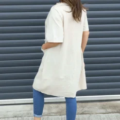 Grazia Flower Patch Linen Tunic Stone 9 Grazia Flower Patch Linen Tunic Stone -Kitandkaboodal Store IMG 4015 750720fd 72b1 4381 8af9 dd7e166b8b7e