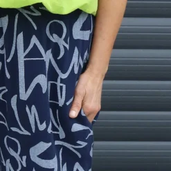 Nina Print Cotton Trousers Navy 8 Nina Print Cotton Trousers Navy -Kitandkaboodal Store IMG 4025 536fb5c9 8c61 4b92 b759 c10fa3c01bcb