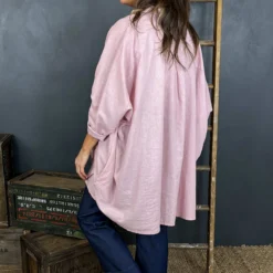 Par Linen Shirt Pink 9 Par Linen Shirt Pink -Kitandkaboodal Store IMG 4034 1f7f5e4f 635e 41c7 aeba 6b8af948267c