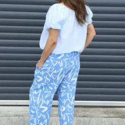 Nina Print Cotton Trousers Powder Blue 9 Nina Print Cotton Trousers Powder Blue -Kitandkaboodal Store IMG 4092 a7f197bd aff0 43bb 88d2 358e9faf7e5a