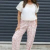 Nina Print Cotton Trousers Pink 2 Nina Print Cotton Trousers Pink -Kitandkaboodal Store IMG 4125 5972c7f5 d6e3 4883 9803 6c71cce8052a