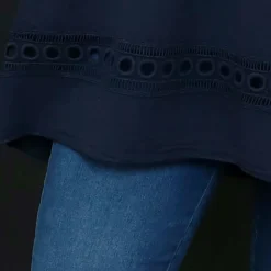 Katriel Embroidered Cotton Top Navy 8 Katriel Embroidered Cotton Top Navy -Kitandkaboodal Store IMG 4168 57217db4 c21e 477b b6c8 b47a4a1a81fe