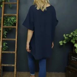 Katriel Embroidered Cotton Top Navy 9 Katriel Embroidered Cotton Top Navy -Kitandkaboodal Store IMG 4171 c5985ccf 37b2 4d0c b170 0c77a56c91ce