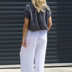 Elana Cotton Trousers White 9 Elana Cotton Trousers White -Kitandkaboodal Store IMG 4179 9fddc61b e8e1 4c40 8d33 bc3c52a2d3cc