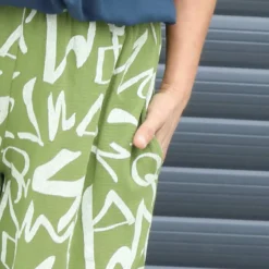 Nina Print Cotton Trousers Olive 8 Nina Print Cotton Trousers Olive -Kitandkaboodal Store IMG 4181 e088cccd b190 4205 8d0a 38148aa21309