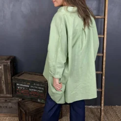 Par Linen Shirt Green -Kitandkaboodal Store IMG 4223 472c9f57 7b7e 474a a05d 33754d37ecb2