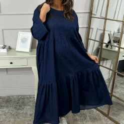 Nova Denim Dress Dark Denim