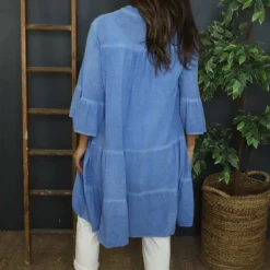 Imelda Tiered Cotton Tunic Cobalt 9 Imelda Tiered Cotton Tunic Cobalt -Kitandkaboodal Store IMG 4394 f5e1f9a5 0238 4955 beb6 2bd31608fb3c