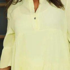 Imelda Tiered Cotton Tunic Yellow 8 Imelda Tiered Cotton Tunic Yellow -Kitandkaboodal Store IMG 4407 6c09be11 efda 4538 96d1 b220369514b3