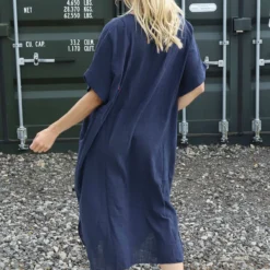 Idella Flower Cotton Dress Navy 9 Idella Flower Cotton Dress Navy -Kitandkaboodal Store IMG 4436 5342b55e a1d3 4bdf 8493 e74f52acf4c1