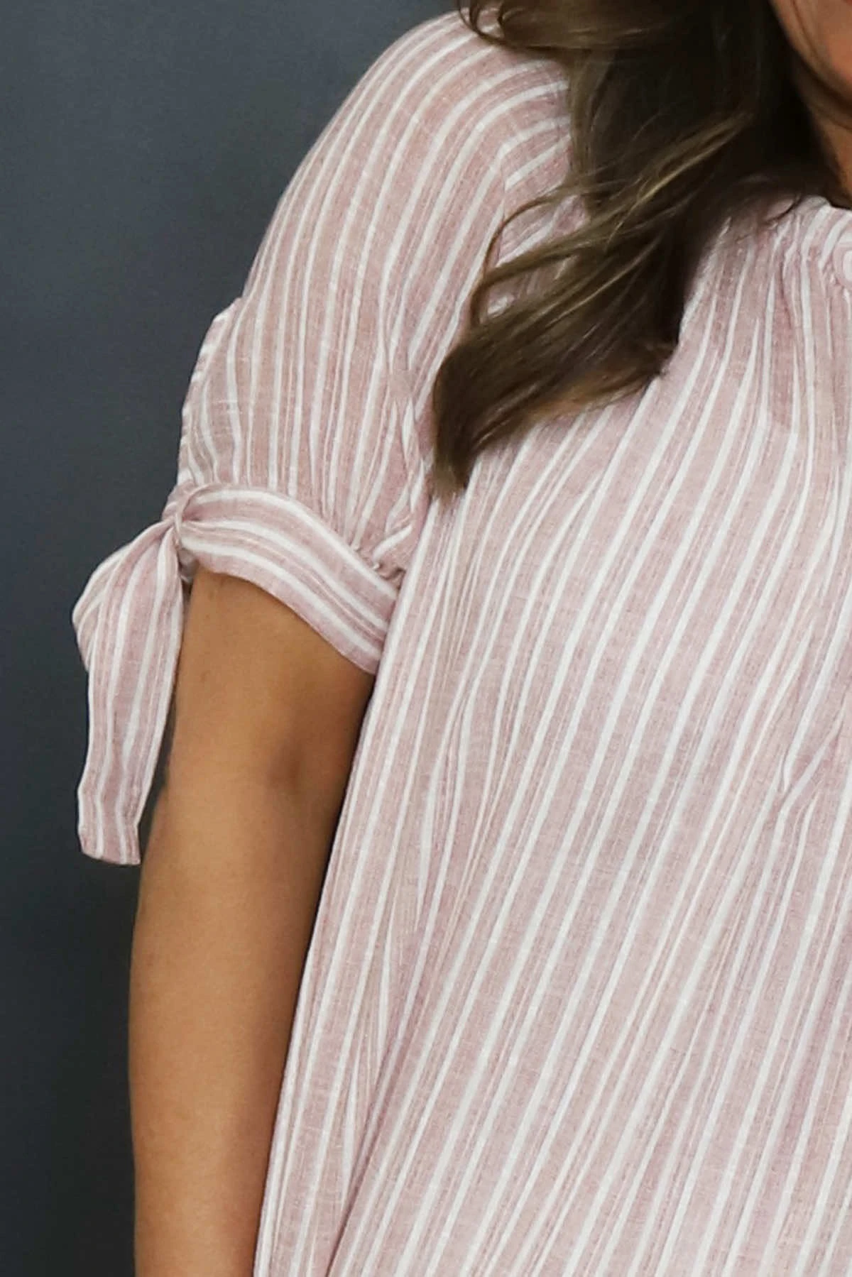 Palmina Stripe Cotton Dress Pink 5 Palmina Stripe Cotton Dress Pink - Image 3