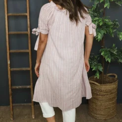 Palmina Stripe Cotton Dress Pink 9 Palmina Stripe Cotton Dress Pink -Kitandkaboodal Store IMG 4484 89ad99ae 3f2b 4aea b06c 1d84ef117608