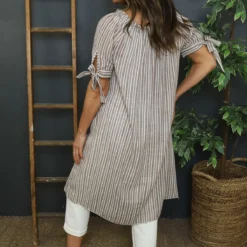 Palmina Stripe Cotton Dress Mocha 9 Palmina Stripe Cotton Dress Mocha -Kitandkaboodal Store IMG 4508 f2ad3e16 addb 4215 8050 bf18cf89a19d