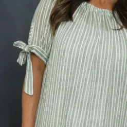 Palmina Stripe Cotton Dress Khaki 8 Palmina Stripe Cotton Dress Khaki -Kitandkaboodal Store IMG 4516 800cee15 e0b4 4c73 b5b7 6ca9c746de9f