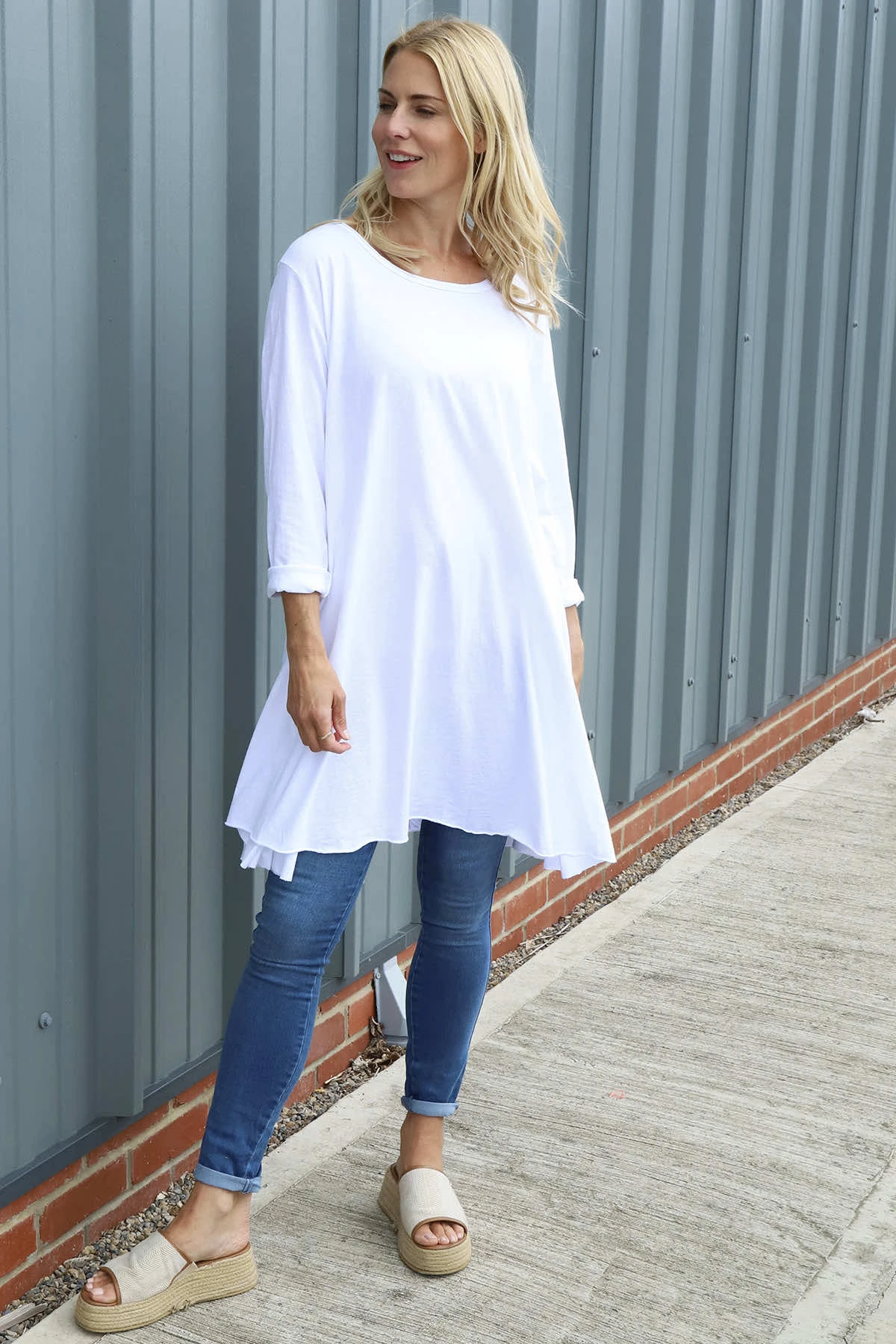 Portofino Cotton Tunic White 3 Portofino Cotton Tunic White