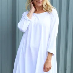 Portofino Cotton Tunic White 8 Portofino Cotton Tunic White -Kitandkaboodal Store IMG 4537 91d239fb 22c9 433c 81c9 b2fc75a7e083
