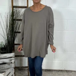 Amber Cotton Top Mocha