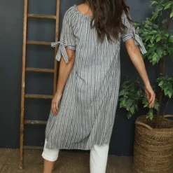 Palmina Stripe Cotton Dress Black 9 Palmina Stripe Cotton Dress Black -Kitandkaboodal Store IMG 4560 401644aa c241 4029 801f 2f2e71d53ad9