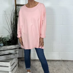 Amber Cotton Top Coral