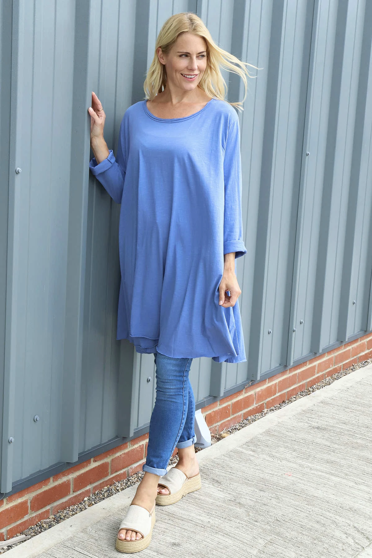 Portofino Cotton Tunic Blue 3 Portofino Cotton Tunic Blue