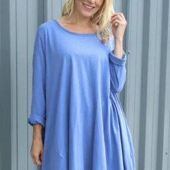 Portofino Cotton Tunic Blue 8 Portofino Cotton Tunic Blue -Kitandkaboodal Store IMG 4585 55bc9abc 0f9f 4a15 ba53 e6d182227598