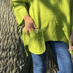 Daisy Linen Top Olive 8 Daisy Linen Top Olive -Kitandkaboodal Store IMG 4592 14fb6255 a5a6 4d25 82b0 b9a4f7c2a861