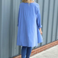 Portofino Cotton Tunic Blue 9 Portofino Cotton Tunic Blue -Kitandkaboodal Store IMG 4592 e1cd2278 cb23 4092 8f1f 32c625567e6c