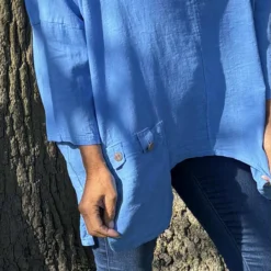 Daisy Linen Top Powder Blue 8 Daisy Linen Top Powder Blue -Kitandkaboodal Store IMG 4613 5e5232ff 7547 4b4f a2e6 5b7876291812