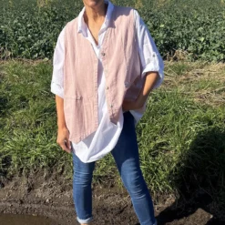 Maryam Linen Waistcoat Pink 8 Maryam Linen Waistcoat Pink -Kitandkaboodal Store IMG 4620 f26f9159 cdb2 494f bb98 3a493e0b63cc