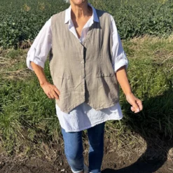 Maryam Linen Waistcoat Mocha 8 Maryam Linen Waistcoat Mocha -Kitandkaboodal Store IMG 4632 b8251aff b2c0 4ef3 ad51 5efbb8ef1475