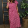 Aria Ditsy Dress Magenta -Kitandkaboodal Store IMG 4675 392ac9a9 8d25 4feb bdd3 93e065699044