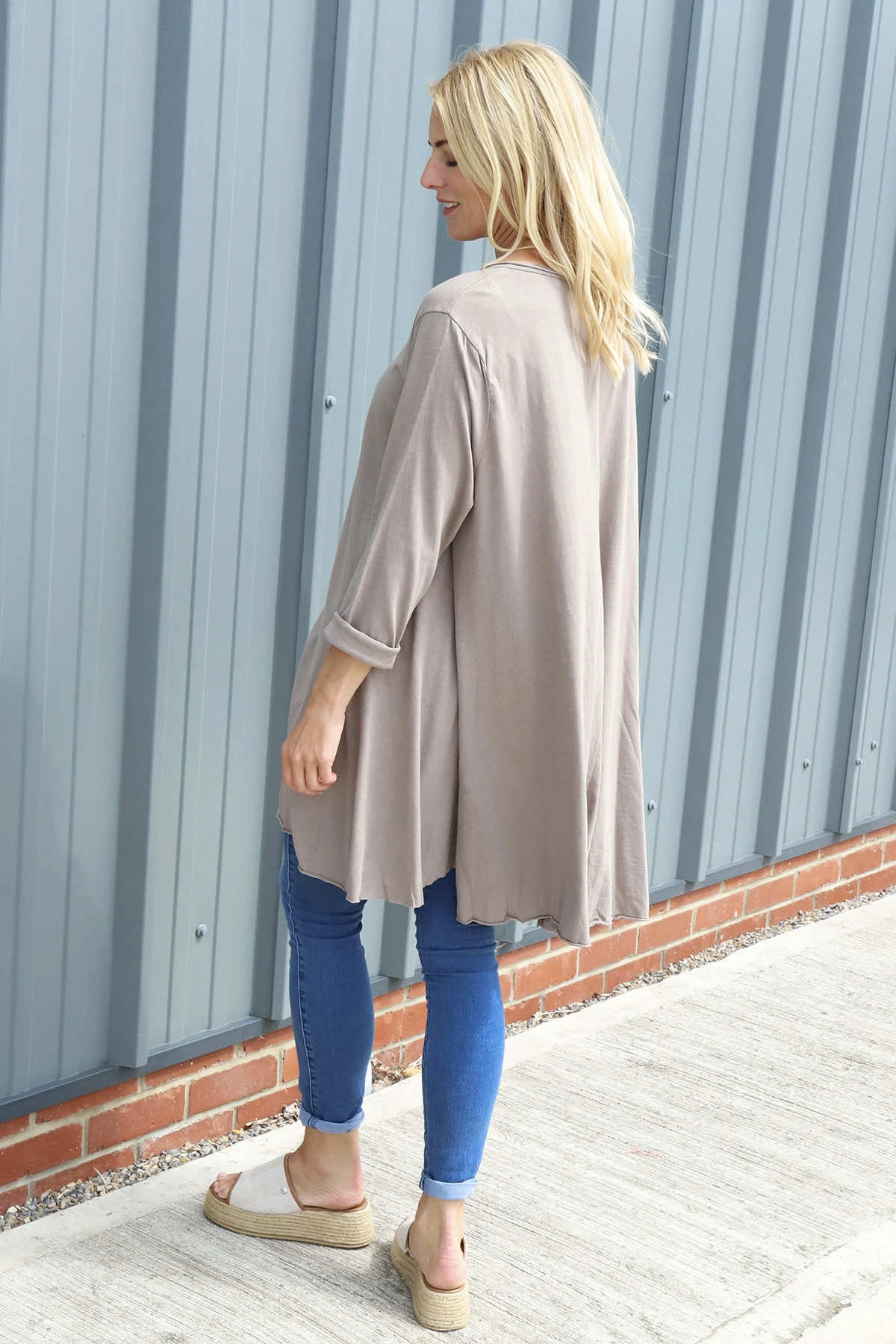 Portofino Cotton Tunic Mocha 6 Portofino Cotton Tunic Mocha - Image 4