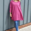 Portofino Cotton Tunic Berry -Kitandkaboodal Store IMG 4705 e4dba7b9 a0f7 41f0 ad39 f7b744b1c728