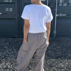 Journee Linen Trousers Mocha -Kitandkaboodal Store IMG 4749 2e96ea5b 2ff4 449a a5d7 a3c79cb9b1dc