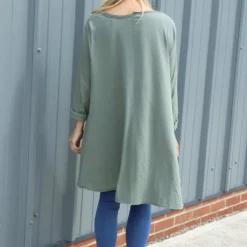 Portofino Cotton Tunic Khaki 9 Portofino Cotton Tunic Khaki -Kitandkaboodal Store IMG 4764 cd160e04 1eff 48b6 afde fcab2e9f7f24