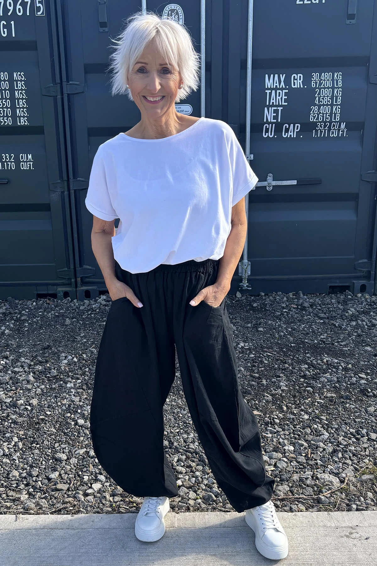 Journee Linen Trousers Black 3 Journee Linen Trousers Black