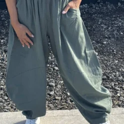 Journee Linen Trousers Khaki -Kitandkaboodal Store IMG 4817 bfaa257d 64f5 40b7 8f78 41aea6c7c6e4