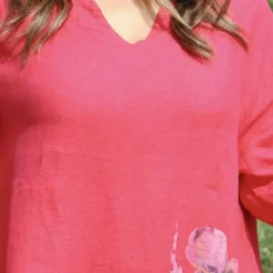 Lyla Floral Linen Dress Hot Pink 8 Lyla Floral Linen Dress Hot Pink -Kitandkaboodal Store IMG 4836 1920198e ea56 4bdb 9067 a214e4109162