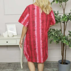 Milana Pattern Linen Dress Fuchsia 9 Milana Pattern Linen Dress Fuchsia -Kitandkaboodal Store IMG 4889 e21308ea 1f5e 4ec6 980c 6d3407d66223