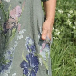 Lyla Floral Linen Dress Khaki 8 Lyla Floral Linen Dress Khaki -Kitandkaboodal Store IMG 4909 d8a6ac91 adbc 4778 86c0 ce3ab74d2ae5