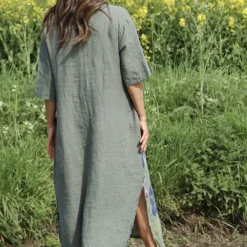 Lyla Floral Linen Dress Khaki 9 Lyla Floral Linen Dress Khaki -Kitandkaboodal Store IMG 4918 d80f4b57 c9f2 4ed2 87db da349dfb9588