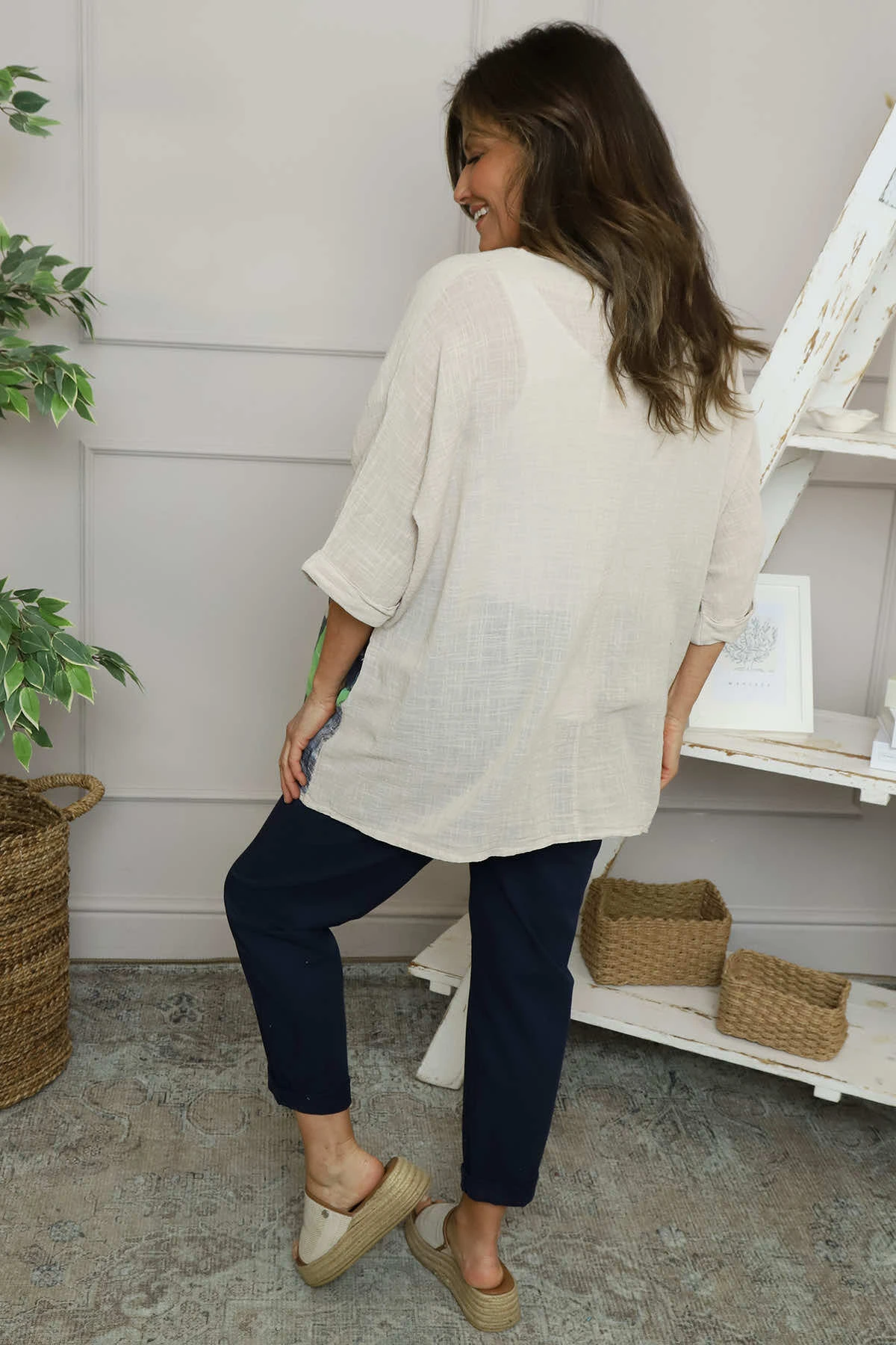 Alberta Layered Linen Top Stone 6 Alberta Layered Linen Top Stone - Image 4